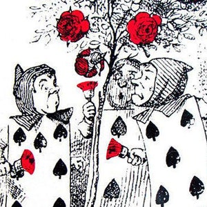 Biglietto di auguri di buon compleanno - Soldati di carte da gioco di Alice nel paese delle meraviglie biglietti di compleanno