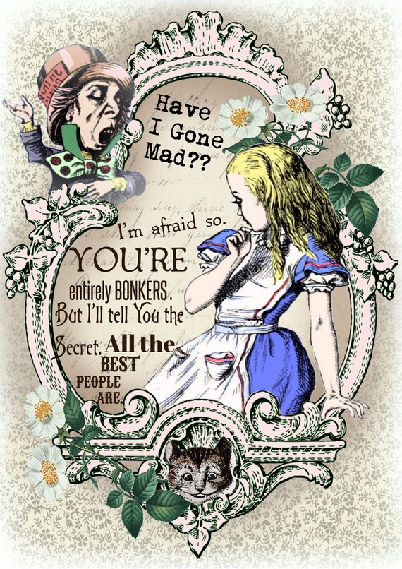 Set of 5 Alice in Wonderland fridge magnets soft magnetic non-scratch vinyl Alice herself Mad Hatter and Mr Rabbit Set of 5 Alice in Wonderland fridge magnets soft magnetic non-scratch vinyl Alice herself Mad Hatter and Mr Rabbit