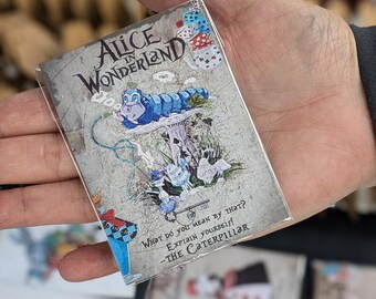 Alice in Wonderland Fridge Magnets - Set of 5, Whimsical Decor