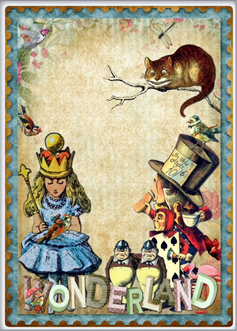 Wonderland Fridge Soft Vinyl Nonscratch Alice and Etsy