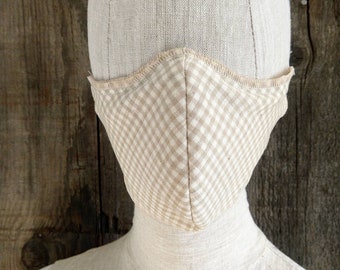 Best Fit Facemask with Flex-fit nose and filter pocket option : Peaceful Picnic