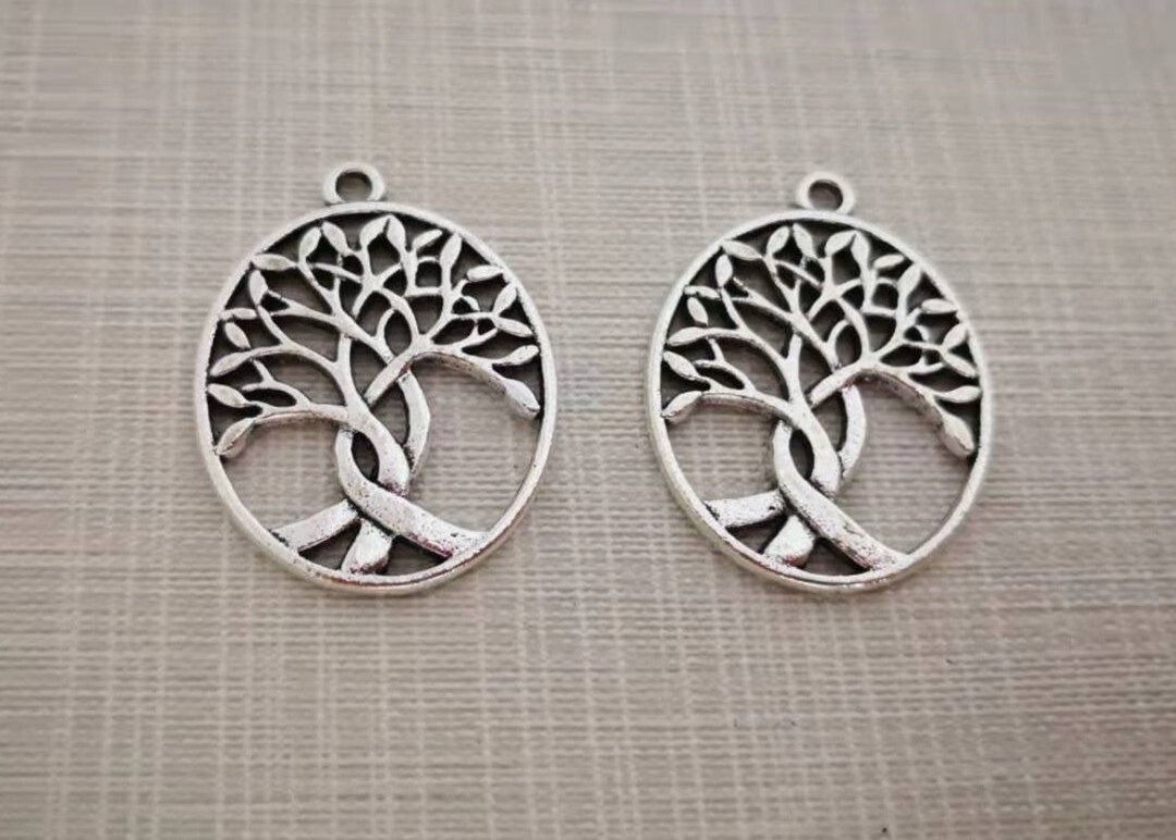 30pcs Tree of Life Charms Pendant 23x31mm Tree of Life Etsy