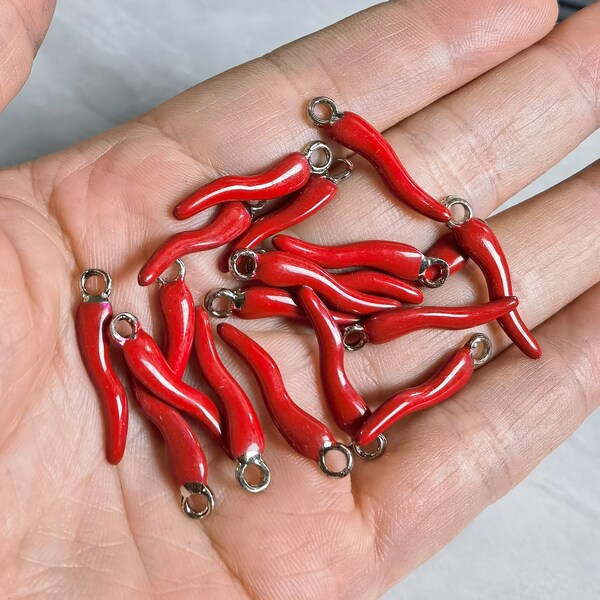 Chili Pepper Charm Etsy