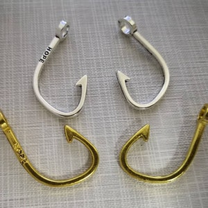 30pcs Fishing Hook Charms Pendants, Fish Hook Pendant ,Hope Fish Hook Charms ,22x35mm Fishing Pendant ,Wholesale
