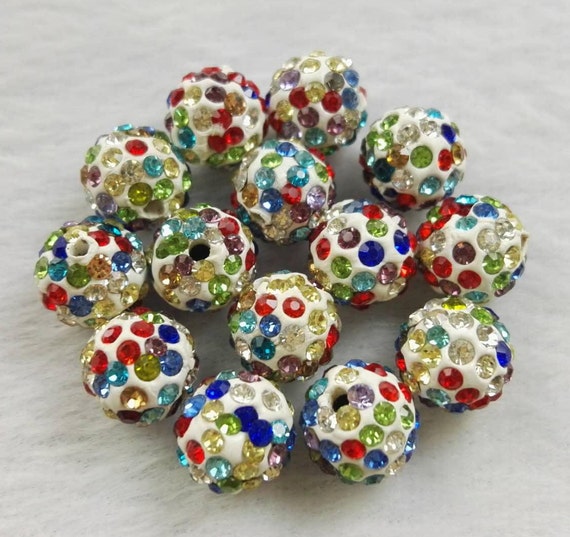 Wholesale Pave Disco Ball Beads 