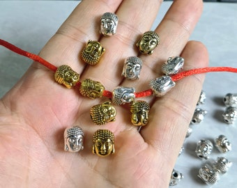 30pcs Buddha Beads ,Buddha Head Beads ,Buddhist Prayer Beads , 9x11mm Nepalese Beads ,Yoga Jewelry, Wholesale