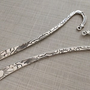Antique Silver / BronzeBookmark ,125mm Bookmark Findings ,Gift For Her, Metal Bookmark ,AF- 358