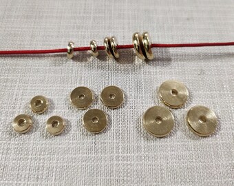 Brass Spacer Beads ,Spacer Beads ,6mm 8mm 10mm Metal Spacer Beads ,Wholesale Lot 30/50/100pcs ,BA-588