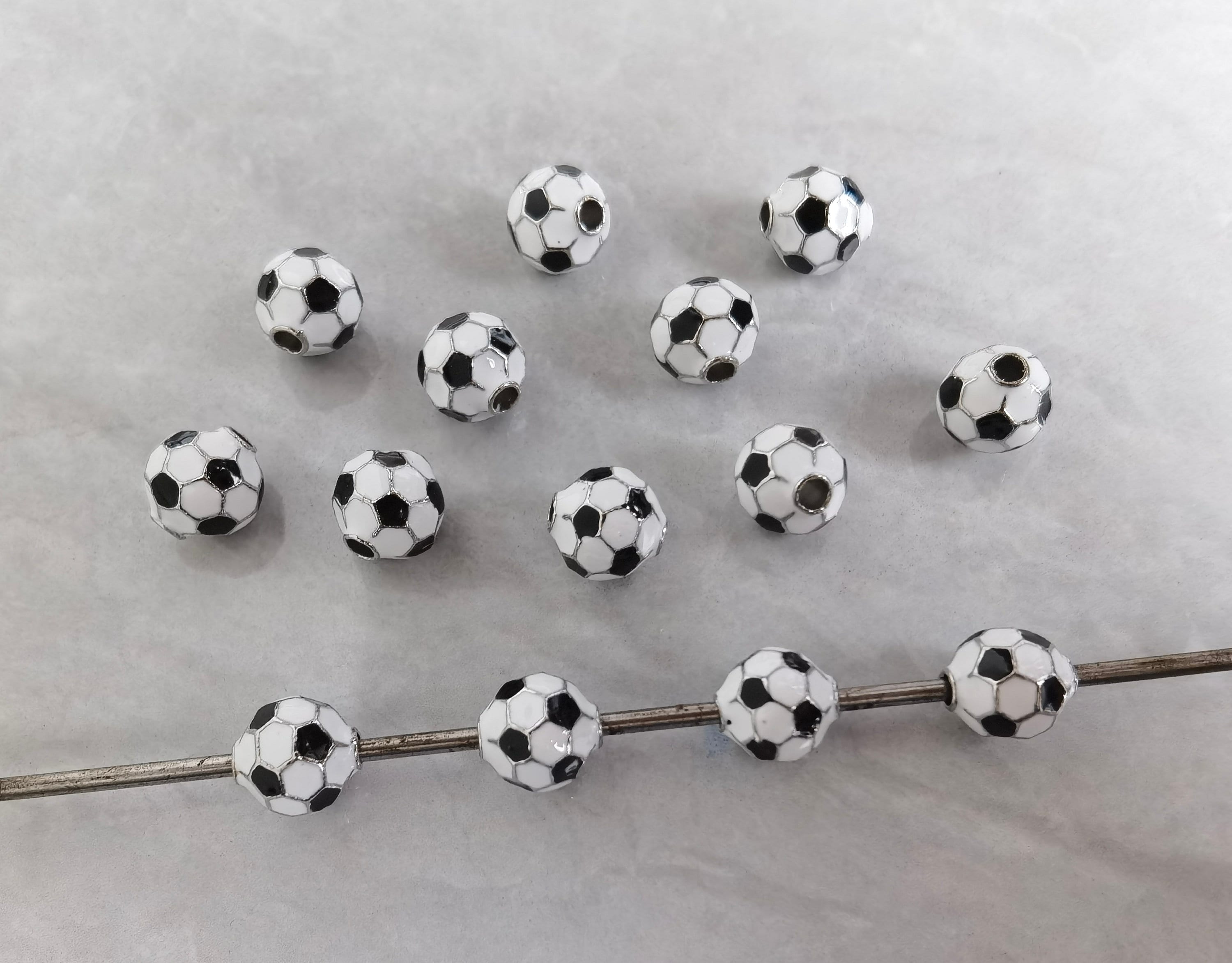 Soccer ball beads - Etsy 日本