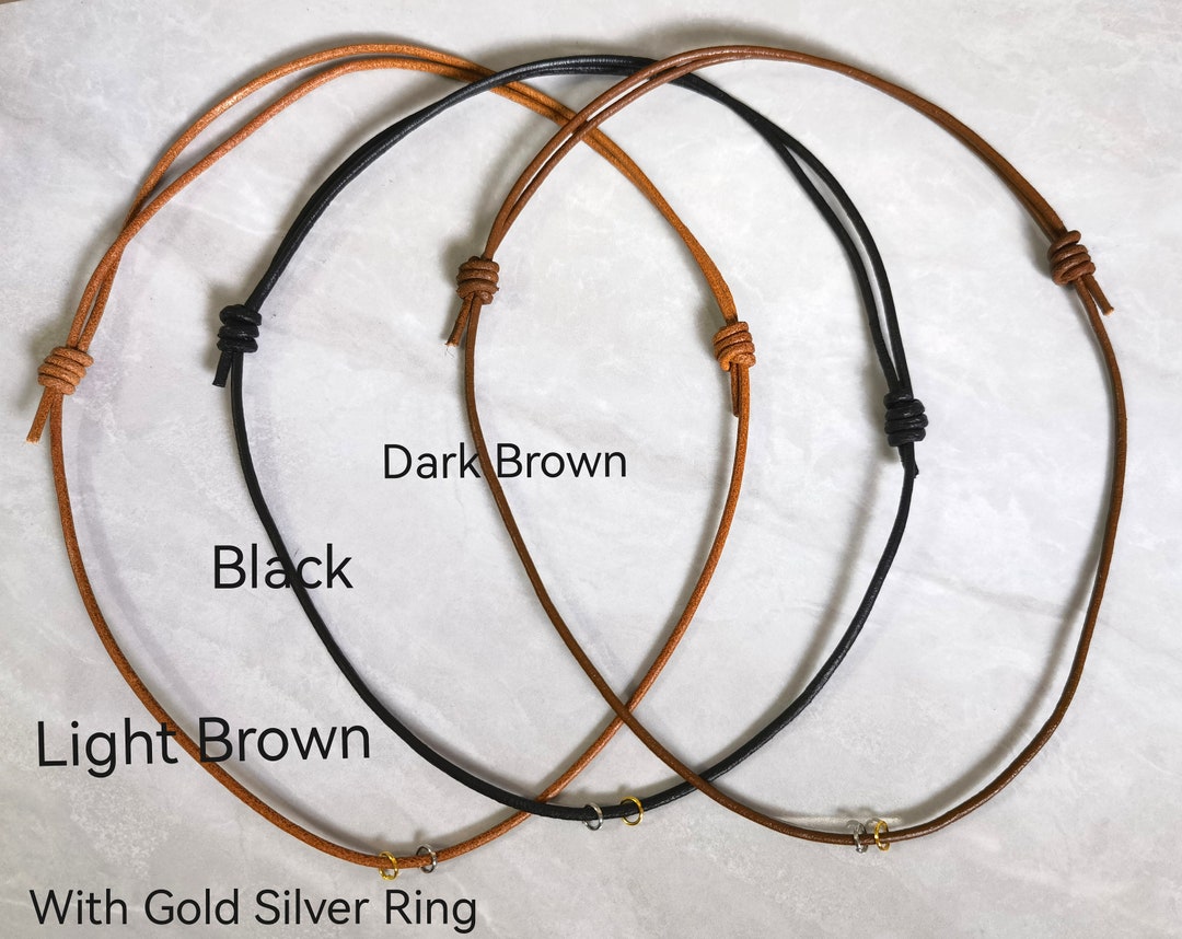 2mm Leather Necklace Cord ,adjustable Cord Necklace, Necklace Cord