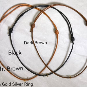 2mm leather necklace cord ,Adjustable cord necklace, necklace cord ,premium leather necklace cords, slip knot type of necklace ,Jewelry cord