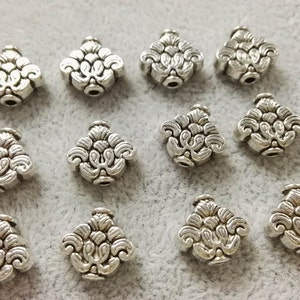 30pcs Double Sided Lotus Flower Beads  , Lotus Spacer Beads , Nepalese beads ,Healing ,Yoga Beads