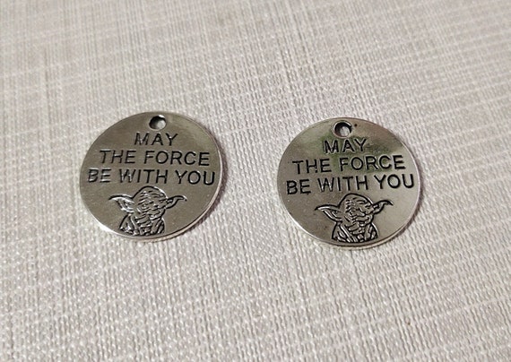 20pcs May the Force Be With You Charm ,jedi Charm, Good Luck Charm