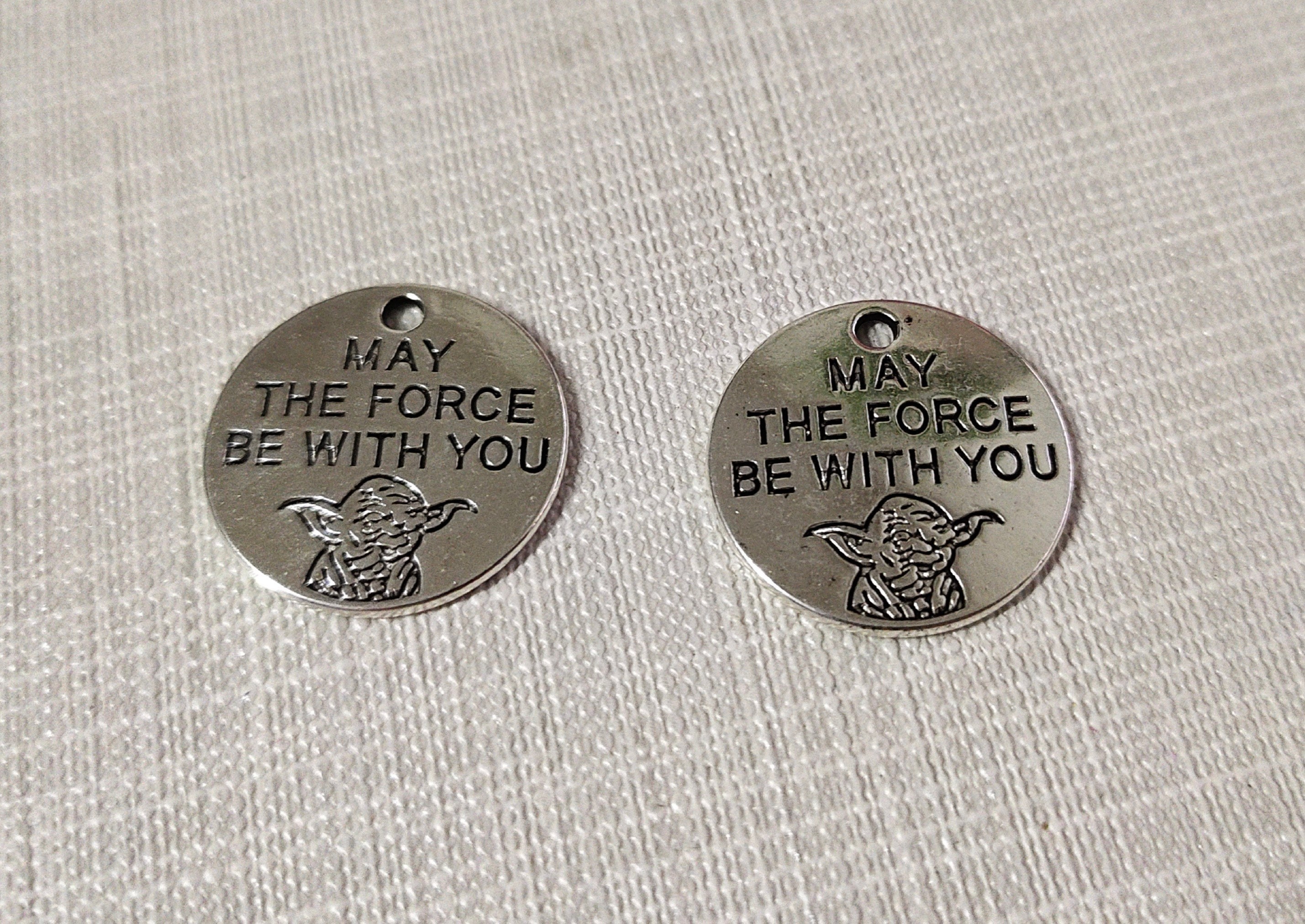 20pcs May the Force Be With You Charm ,jedi Charm, Good Luck Charm