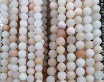 1Full strand Matte Pink Aventurine Gemstone Round Beads,Pink Aventurine beads,6mm 8mm 10mm Gemstone  Beads For Bracelet Necklace DIY Jewelry