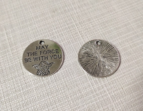 20pcs May the Force Be With You Charm ,jedi Charm, Good Luck Charm