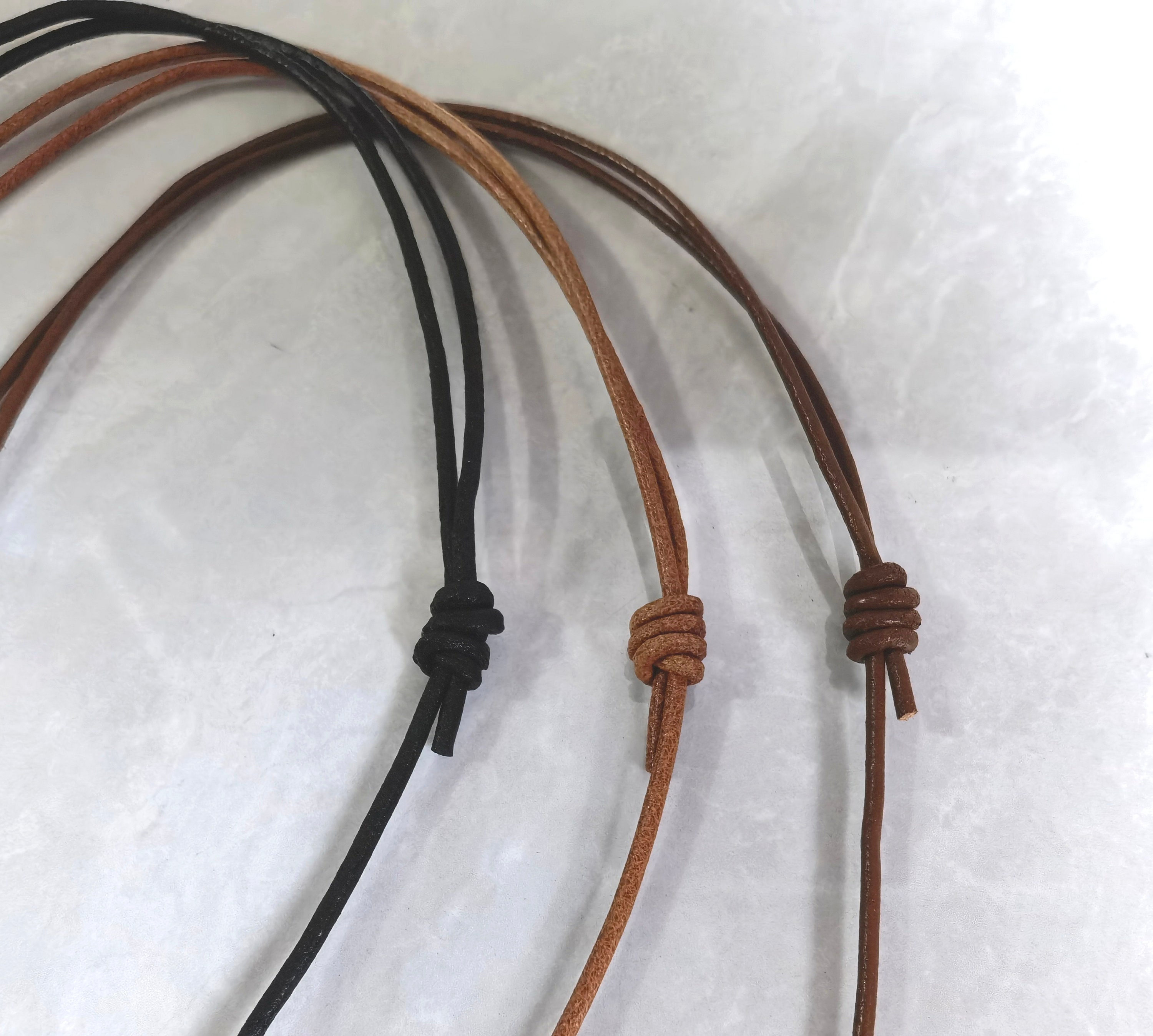1PC catena in tessuto cordoncino in pelle corda in cera creazione di