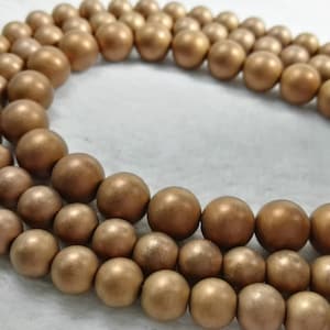 1 Full Strand 4mm 6mm 8mm 10mm Brown Hematite Beads , Matte Hematite Round Beads , Hematite Beads , Beading Strands , Wholesale ,Findings