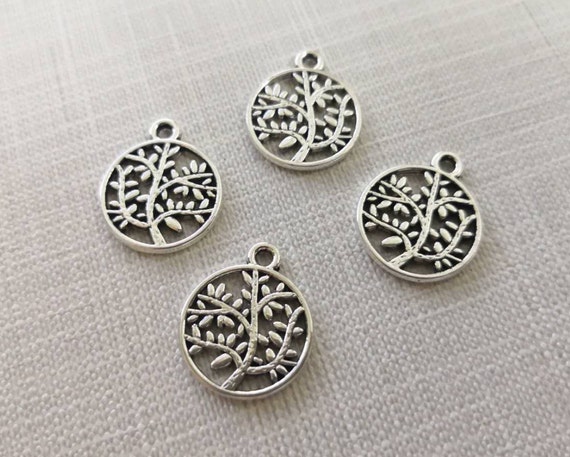 30pcs Double Sided Tree of Life Charms ,tree of Life Pendants