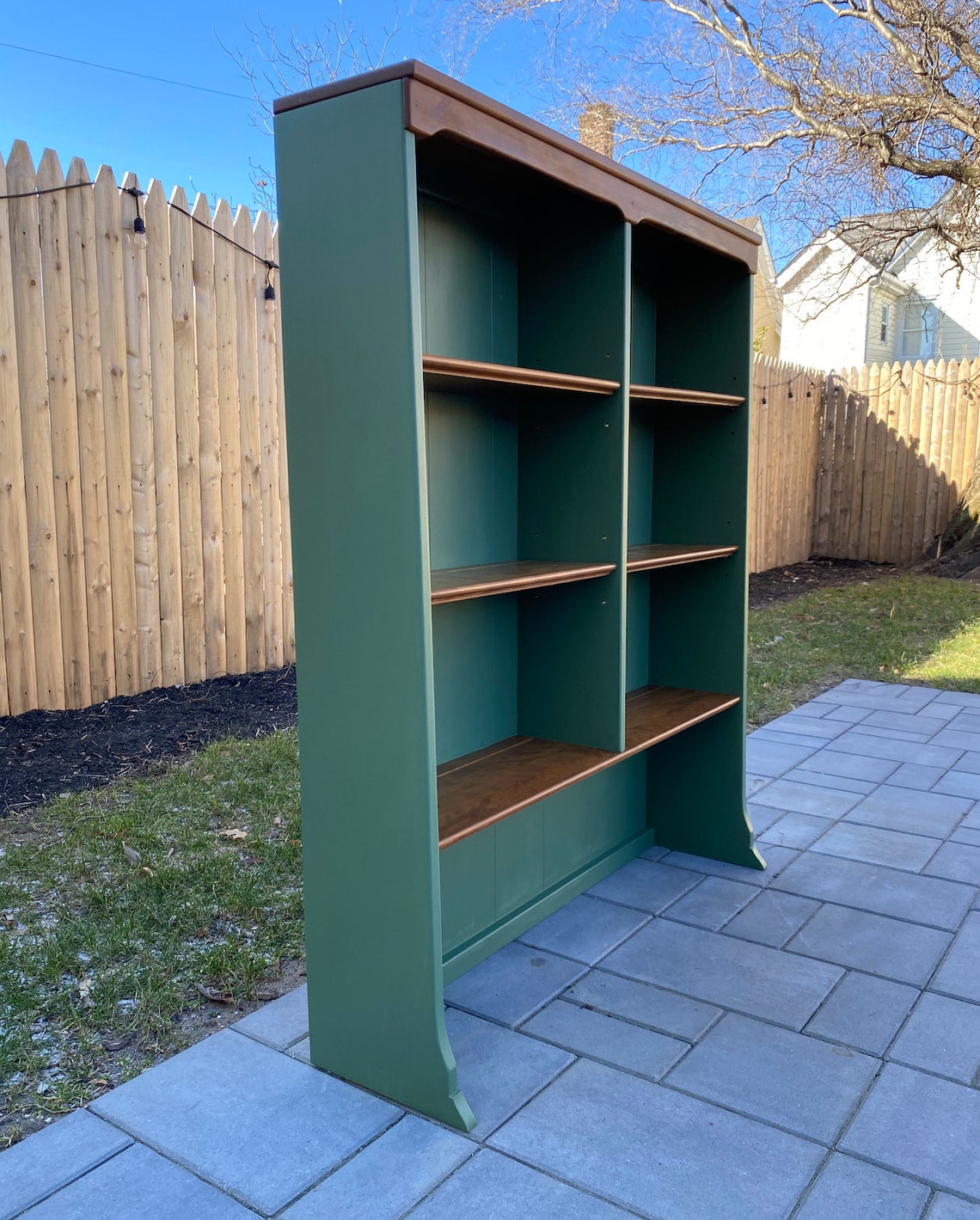 Vintage Ethan Allen Bookcase Etsy