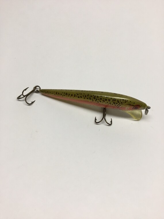 Vintage Rebel Floating Minnow Rainbow Trout Fishing Lure Etsy