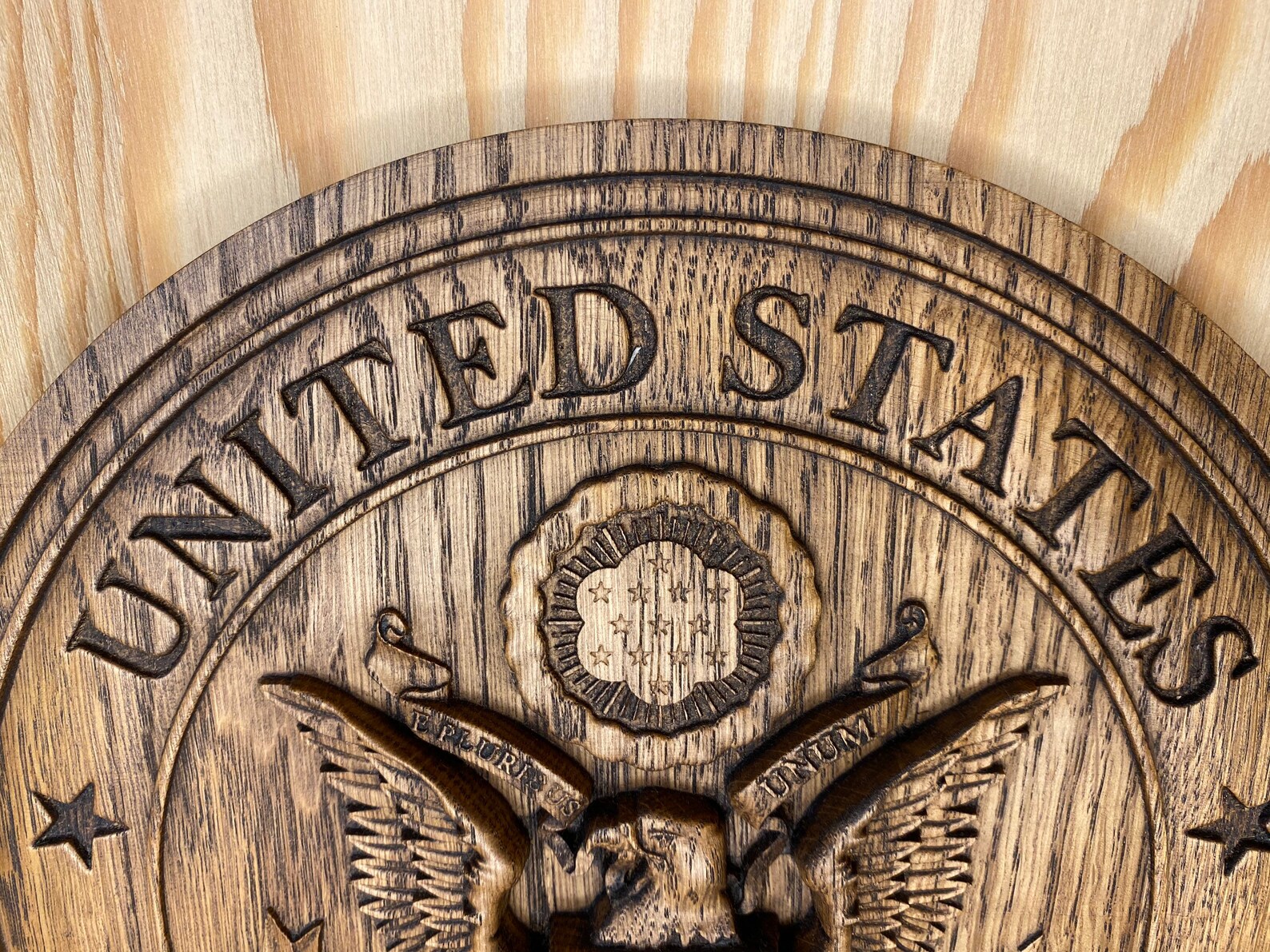 U.S.ARMY EMBLEM.Wood art plaque military decor U S ARMY Etsy