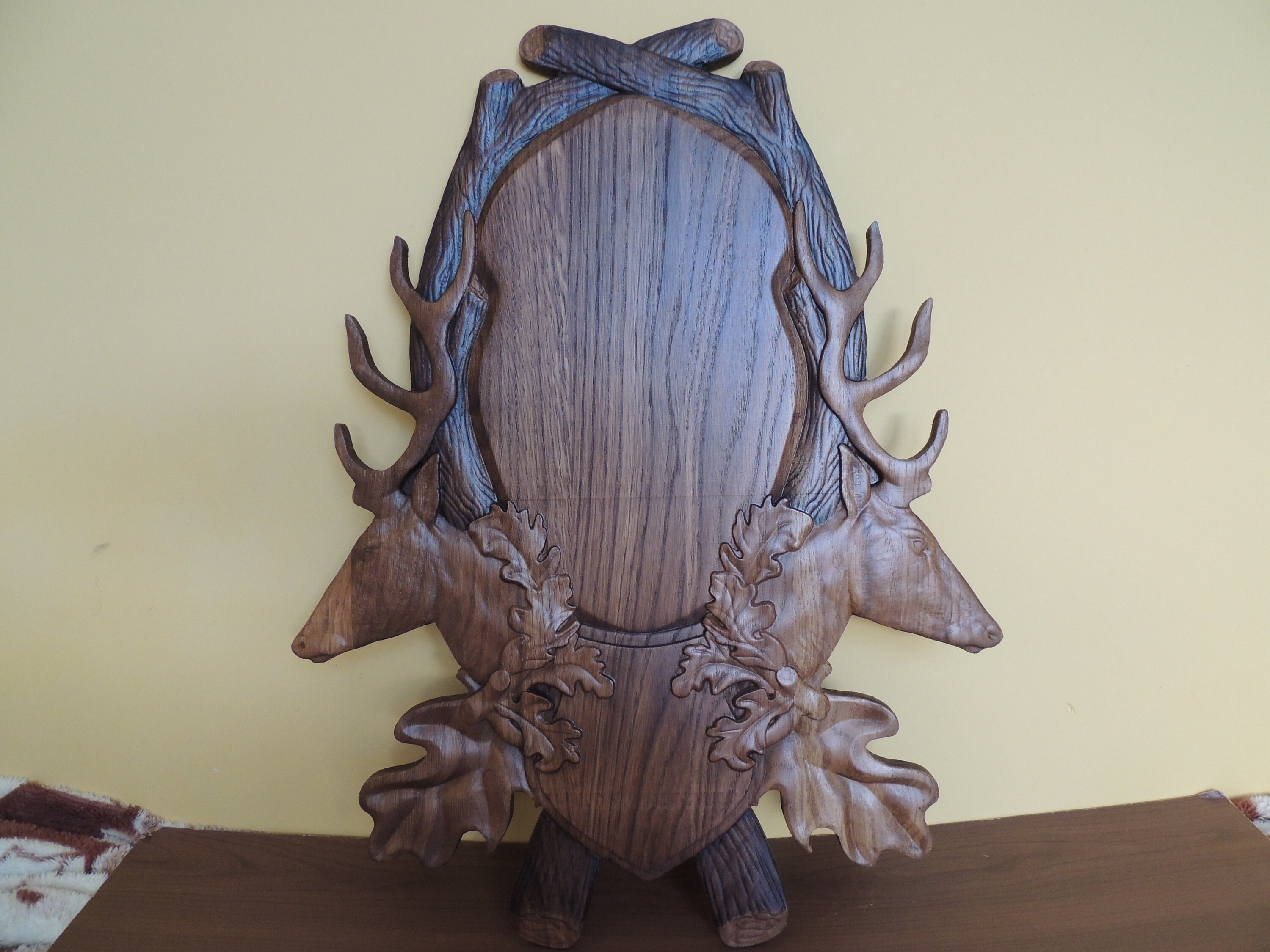 Antler plaque | Etsy