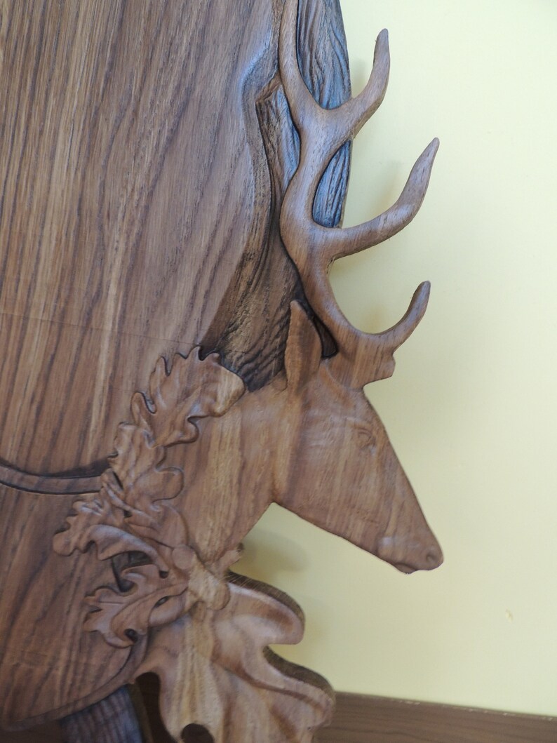 Antler plaque | Etsy