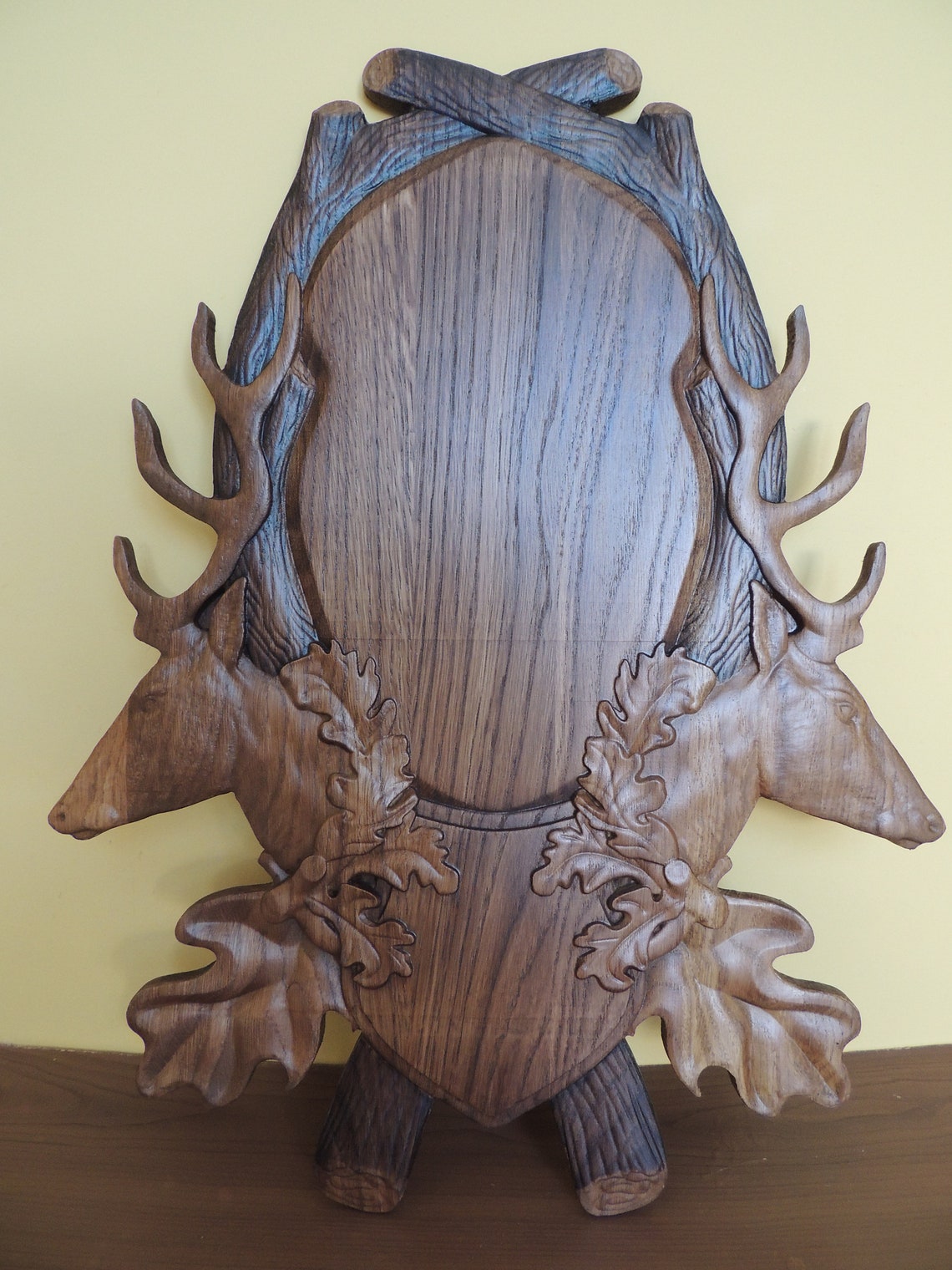 Antler plaque | Etsy