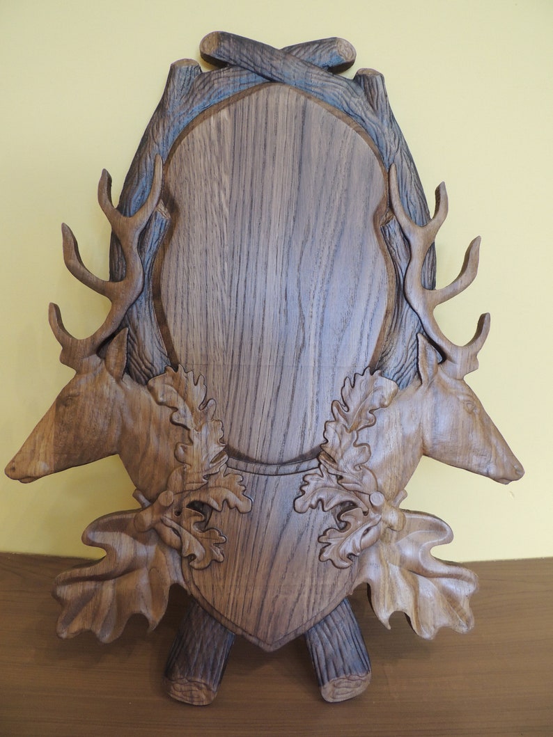 Antler plaque Etsy