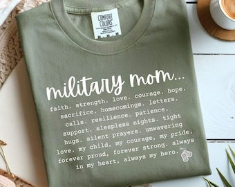 Military Mom Sweatshirt, Marine Mom, Army Mom, Navy Mom, Airforce Mom, Coast Guard Mom, Bootcamp graduation, deployment sweatshirt, mom gift