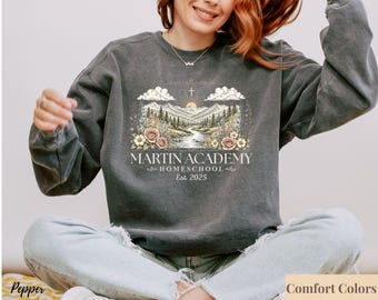 Homeschool sweatshirt, Homeschool shirt, Personalized homeschool sweatshirt, gifts for Christian homeschool Mom, Homeschool Mama shirt