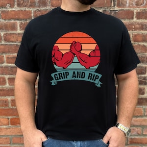 Arm Wrestling Shirt, Cool Tee, Graphic Tshirt, Funny Shirt, Made in USA, Cotton, Gifts for boyfriend, Gifts for Husband, Gifts for Dad, Gift