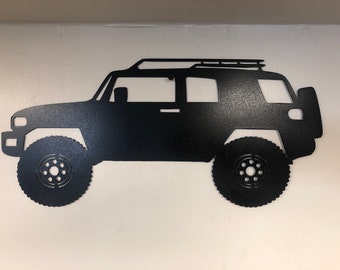 FJ cruiser, off road, plasma art, wall art, custom