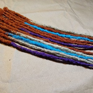 Synthetic Dreadlock Extensions / Kanekalon hair / Synthethic dreads / Kanekalon extensions / Dreadlock Extensions / Single Ended dreads