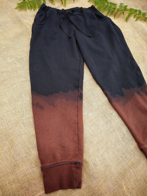 Tie Dye Gradient Joggers: Handmade Organic Sweatpants