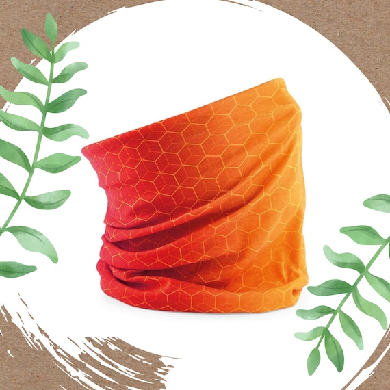 Sacred Geometry Snood: Recycled Polyester Neck Warmer