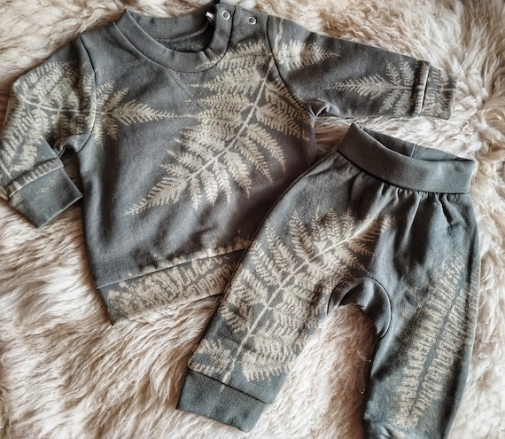 Baby to Toddler Fern Co-ord Set: Regenerated Cotton, Recycled Polyester