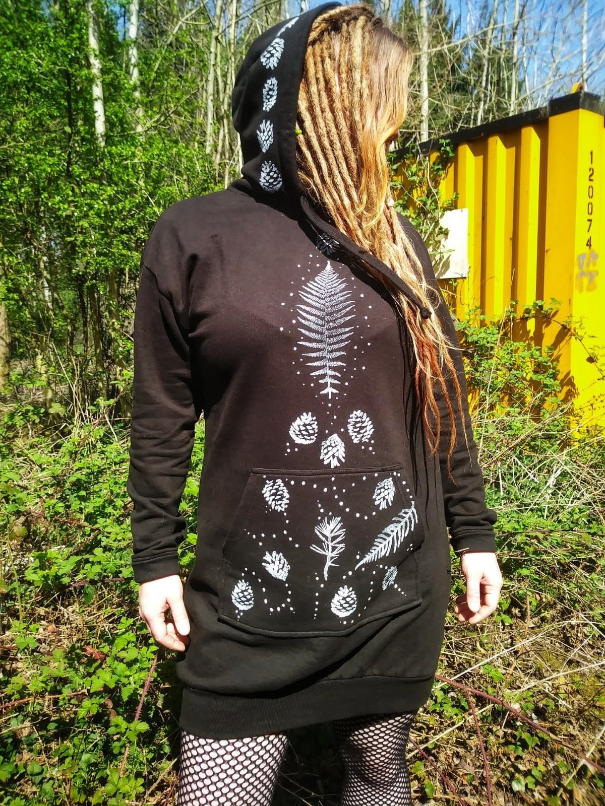 Organic Cotton Forest Goddess Fae Fairy Pixie Boho Hippy