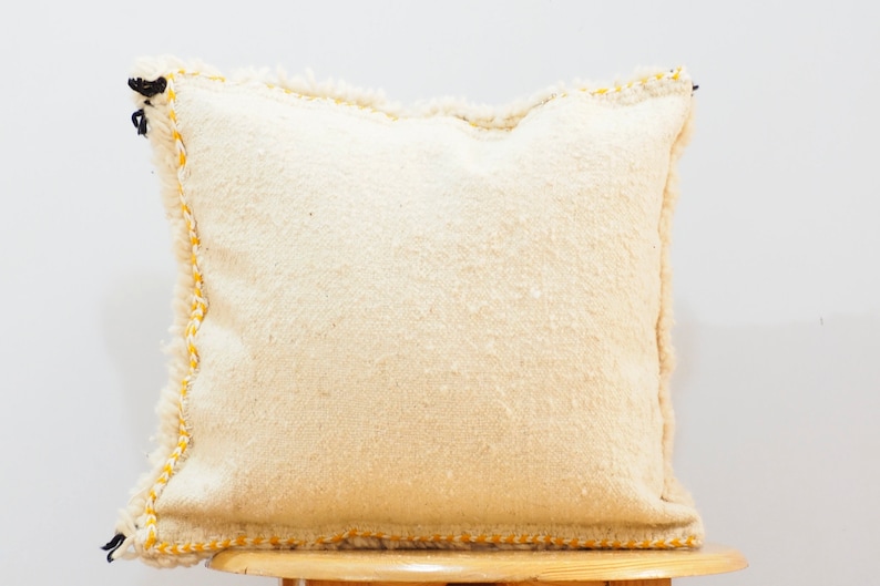 Vintage beni ourain cushionsbeni ourian pillowunstuffed pillow