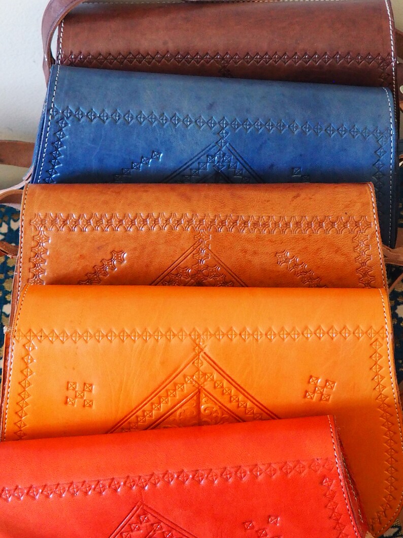 Stylebag tote handmade brown genuine leather Shoulder Bag Etsy