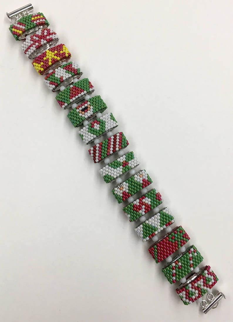Carrier Bead Peyote Stitch Patterns Christmas | Etsy