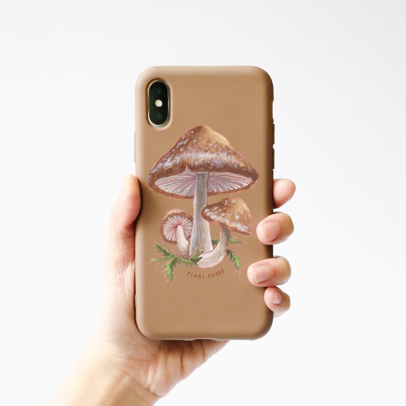 Shiitake Sticker, mushroom stickers, mushroom art, fungi, mushroom hunter, gifts under 5, stickers, laptop, waterbottle, vegan,forest,nature image 3