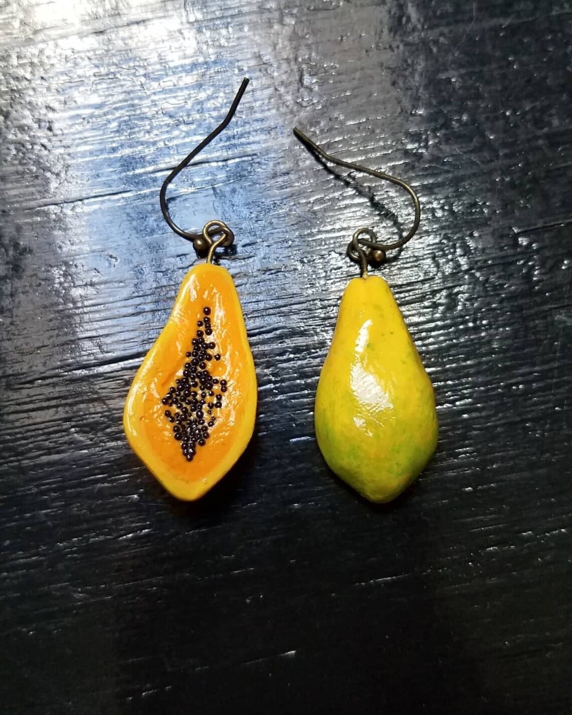 Papaya Earrings vegan jewelry Mothers day gift vegan gift Etsy
