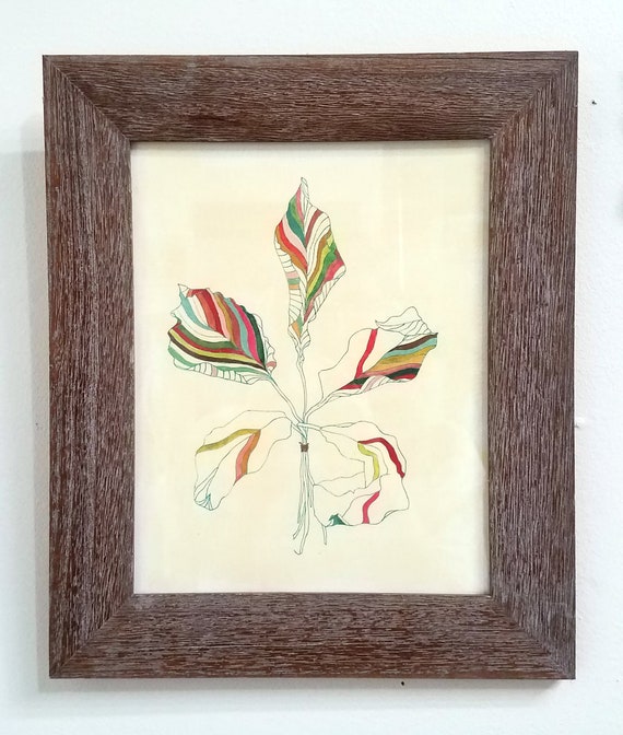 Decay Bouquet Print, 8 x 10, hosta plant, hosta, eco friendly art, bouquet, gardener, cozy room décor, leaves, office décor, earthy art