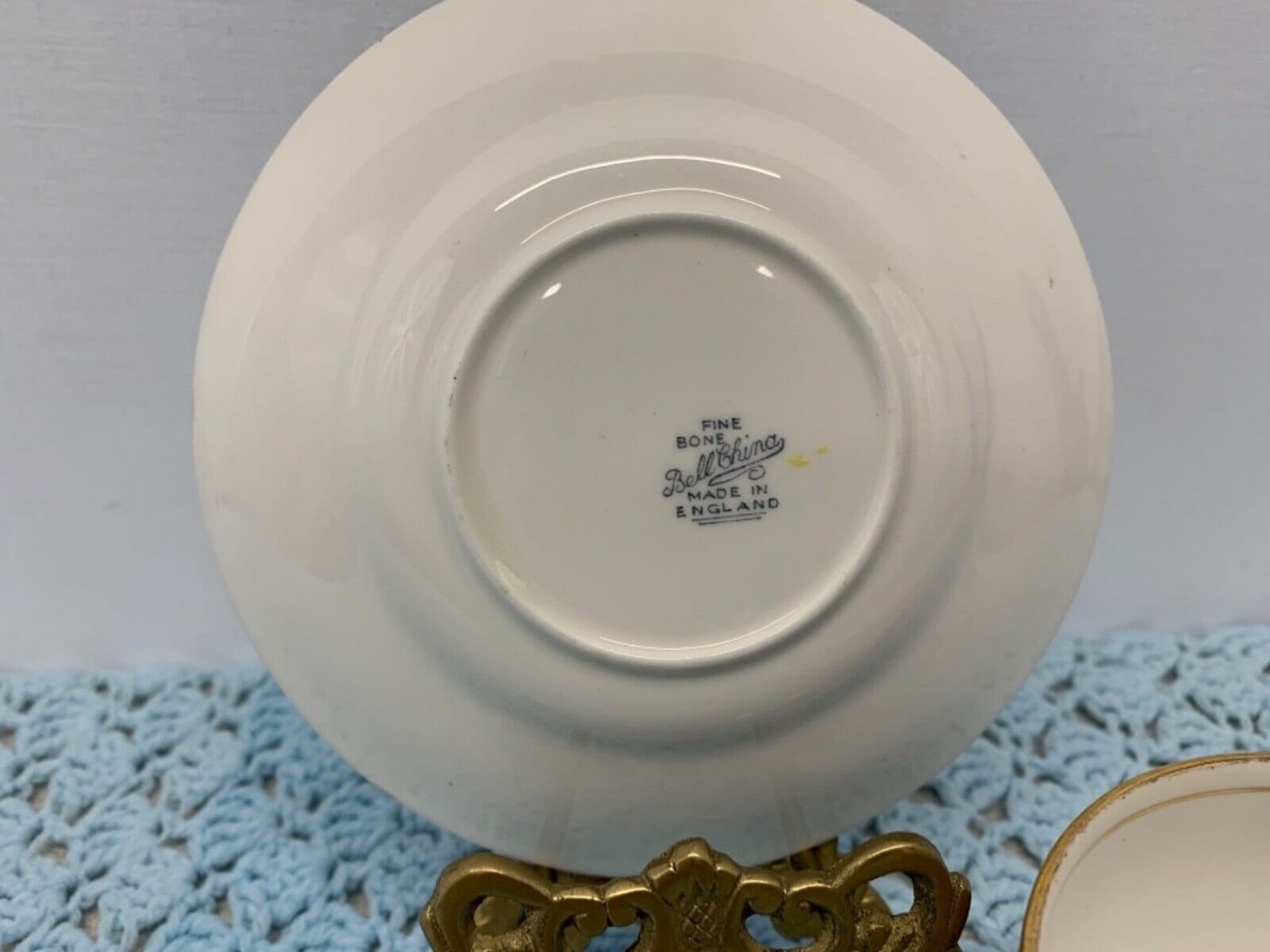 Bell Fine Bone China Made in England Cup & Saucer Multicolored Etsy