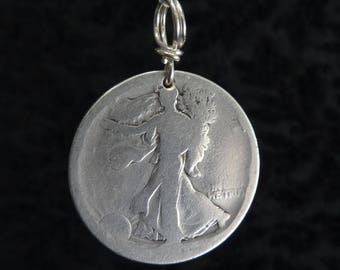 Walking Liberty Coin Pendant