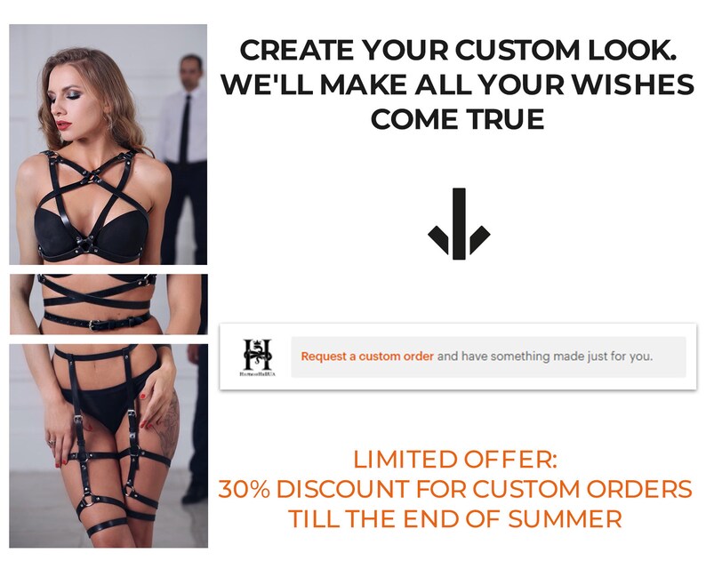 underbust harness corset