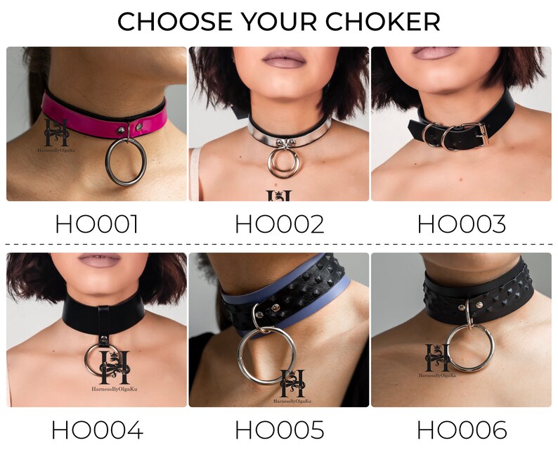 Leather Harness Chokerleather Harness Necklaceleather Choker Etsy