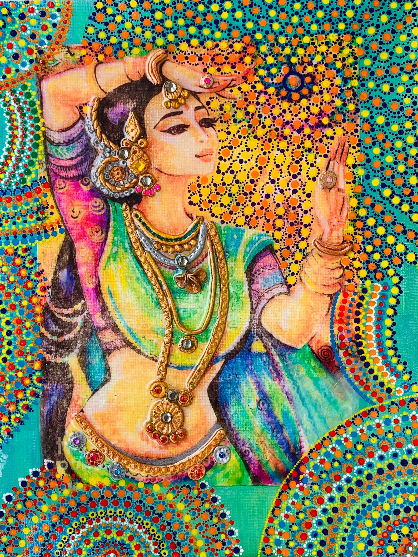 Traditional Rajasthani Wall Decor Clay Mural Handmade Etsy